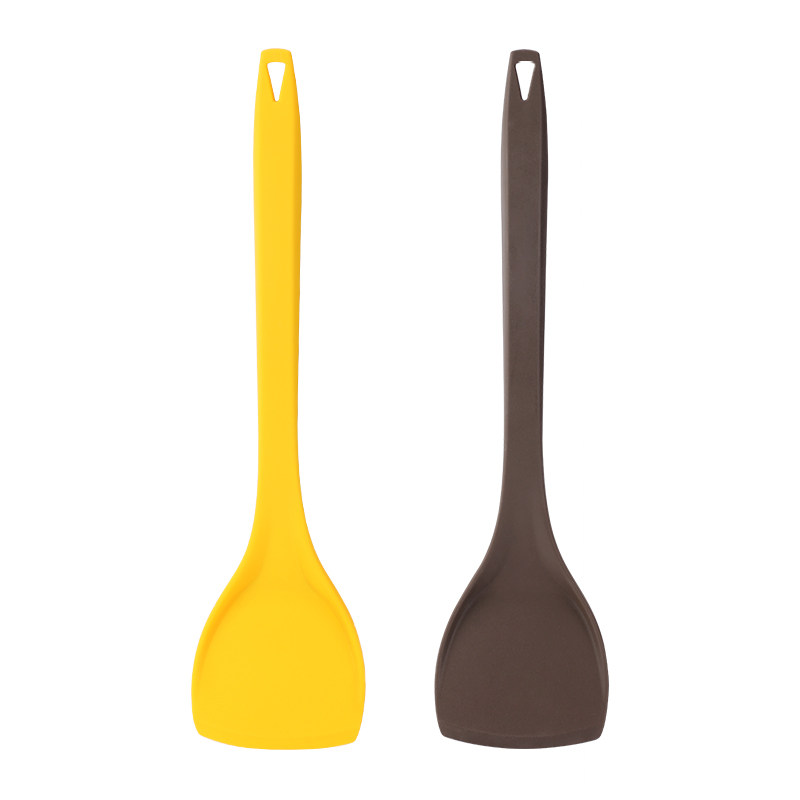 澳澜厨馨 硅胶锅铲 不粘锅家用硅胶炒菜铲子长柄耐高温护锅铲平铲