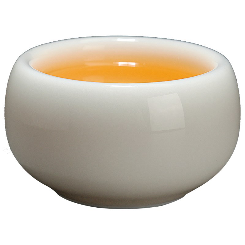 古垚/陈清宜德化白瓷茶杯手工玉瓷品茗杯陶瓷上釉功夫茶具/禅心杯