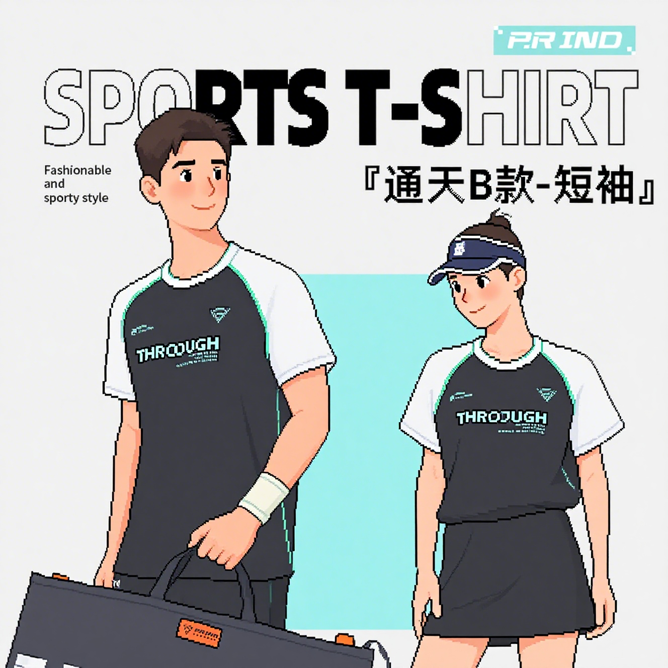 25年新款羽毛球服短袖吸汗速干