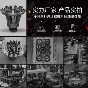 圆形方形多轴器多孔钻床钻孔多头攻丝机攻牙动力头双头 MU型可调式