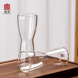 福容茶杯个人专用创意杯子玻璃杯家用功夫茶具主人杯喝水杯咖啡杯