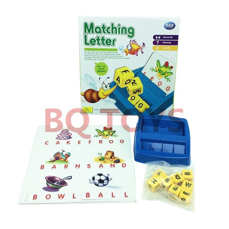 2025新款儿童早教字母拼读游戏卡看图学英语塑料字母机激发学习