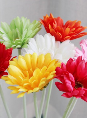 仿真花太阳花扶朗菊向日葵婚庆用花家居摆件小清新弗朗菊假花