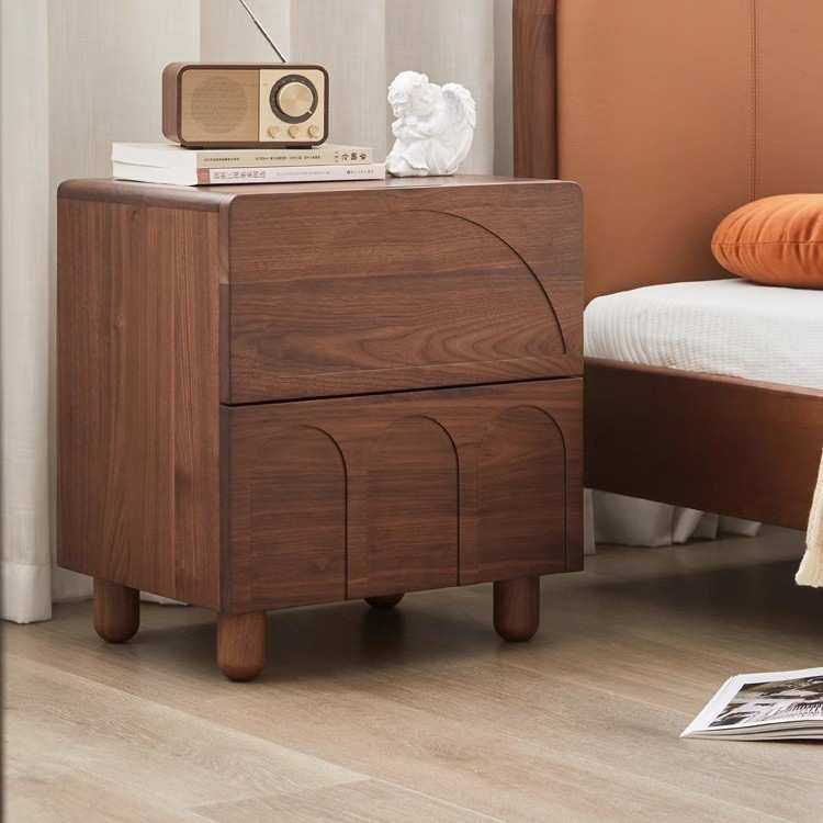 北美黑胡桃木床头柜简约樱桃木床边柜小户型卧室全实木收纳储物柜,模玩/动漫/周边/娃圈三坑/桌游,模型制作工具/辅料耗材,淘宝优惠券,粉丝福利购,淘宝优惠卷