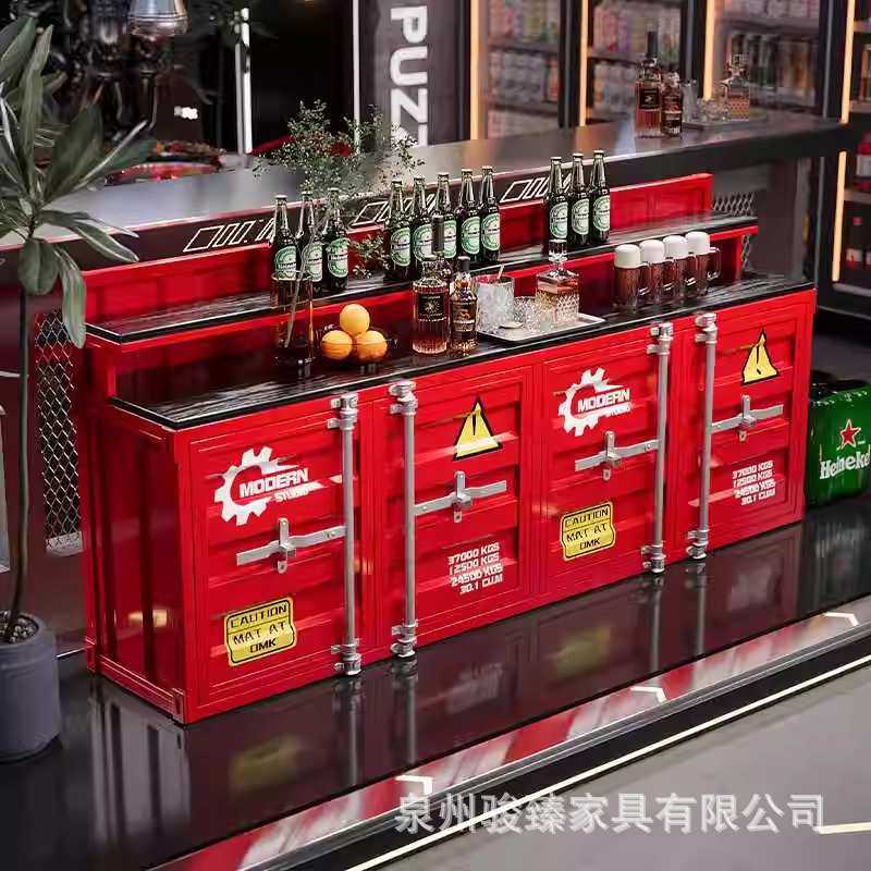 工业风调料台自助小料台火锅店餐厅烧烤烤肉蘸料台水果凉菜佐料台