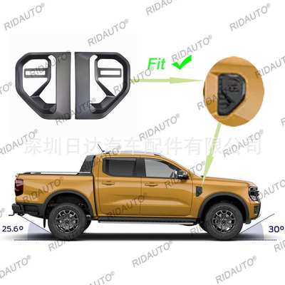 适用福特FORD RANGER T9 2022+翼子板通风罩三角板外观改装装饰件