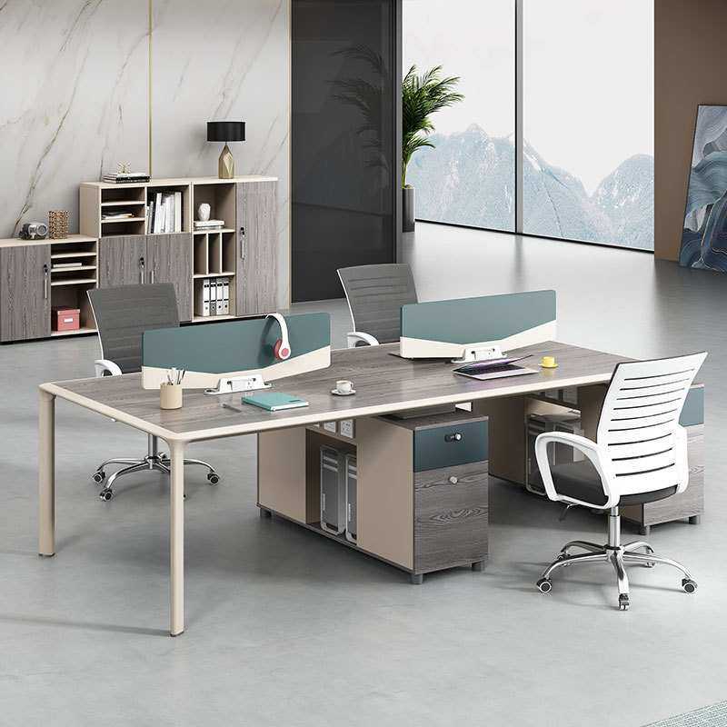 组合员工电脑办公桌 主管办公简约新中式班台书柜钢架工位桌,模玩/动漫/周边/娃圈三坑/桌游,模型制作工具/辅料耗材,淘宝优惠券,粉丝福利购,淘宝优惠卷