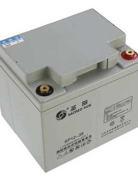 圣阳蓄电池SP12-38 12V38AH铅酸免维护UPS/EPS电源机房备用家用