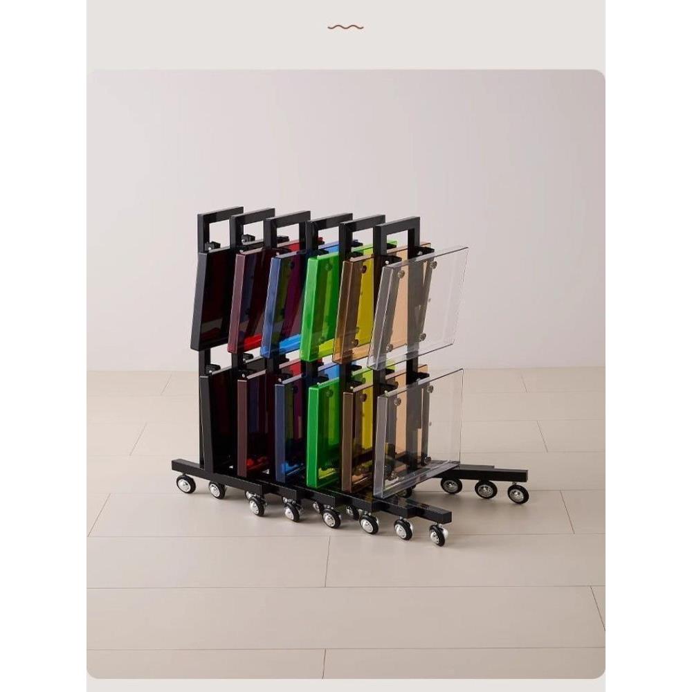 理发店工具小推车美容院工具收纳车理发烫发美容折叠专用烫染小车