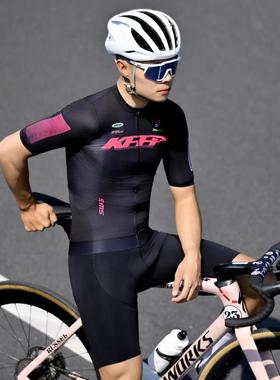 SWG铭胜男士骑行服夏季公路自行车短袖上衣套装速干上衣骑行装备