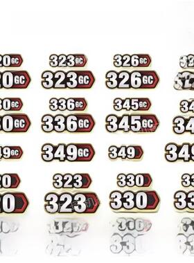 卡特新款挖机车身贴纸305.5 306 307 320GC 323 326 330 349车标