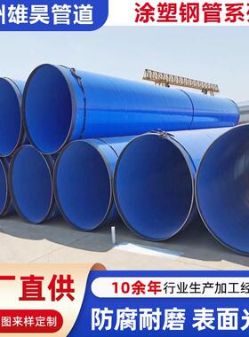 内外涂塑覆合钢管DN80/100/150/300/400消防给水环氧树脂防腐钢管