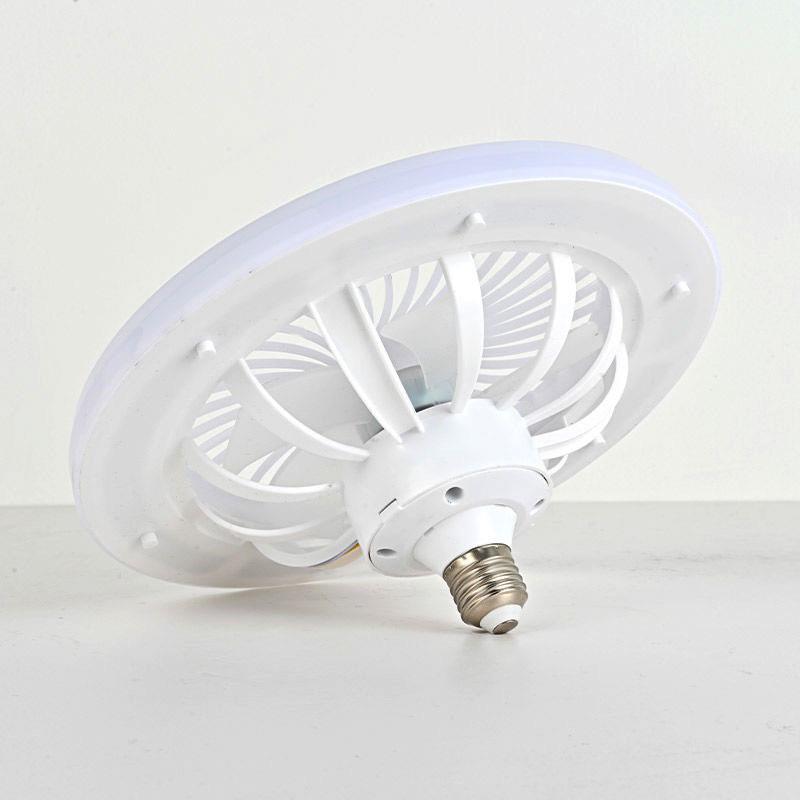 LED灯泡e27螺口吊扇灯遥控小型吸顶吊灯卧室饭厅厨房儿童房节能灯