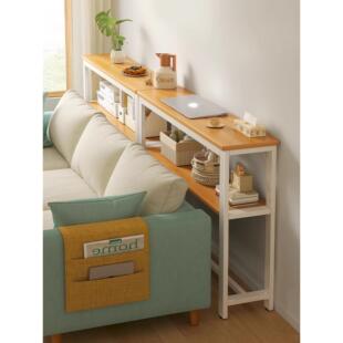 靠墙沙发后储物架，超窄长桌，落地式书架，缝隙储物架，床头缝隙