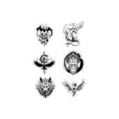 猎己 草本纹身贴防水防汗不反光手臂小腿脖子胸口半甲 幻者狂欢