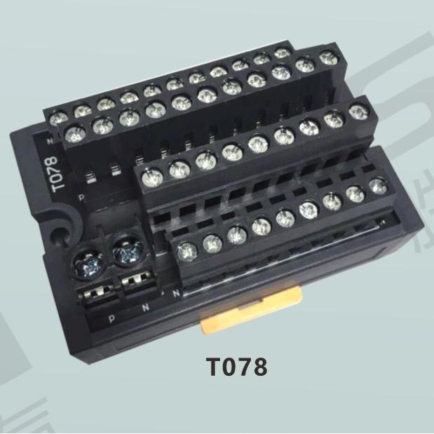 SIRON胜蓝工厂原装DC24V电源15A公共端端子台T078