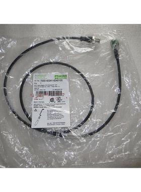 MURR接插件电缆7000-40341-6340100 带灯4孔弯头4针M12 4线1米PUR
