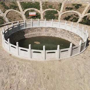 石雕汉白玉栏板 公园庭院石栏杆 花岗岩芝麻白河道石栏杆