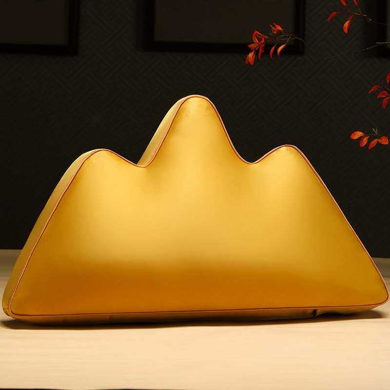 中式靠山枕高级轻奢感抱枕客厅沙发靠垫中国风异形靠枕床上靠背垫