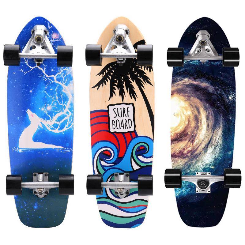 陆地冲浪板30英寸surfskate板转向滑板CX7支架模拟冲浪滑雪练习板