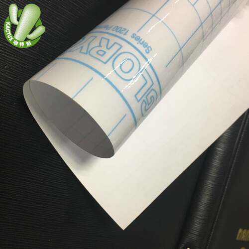 户外透明车贴弱溶剂透明背胶pvc3073 3076透明贴膜玻璃贴喷绘拉花