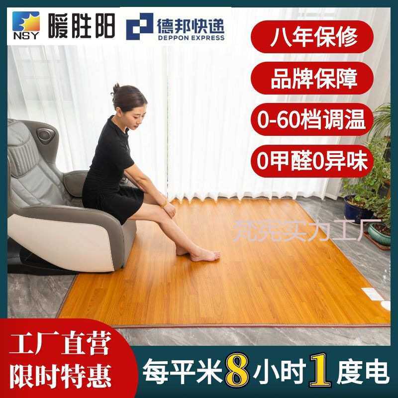 碳晶地暖垫加热地垫电地暖客厅石墨烯发热垫地热垫家用取暖地坐垫