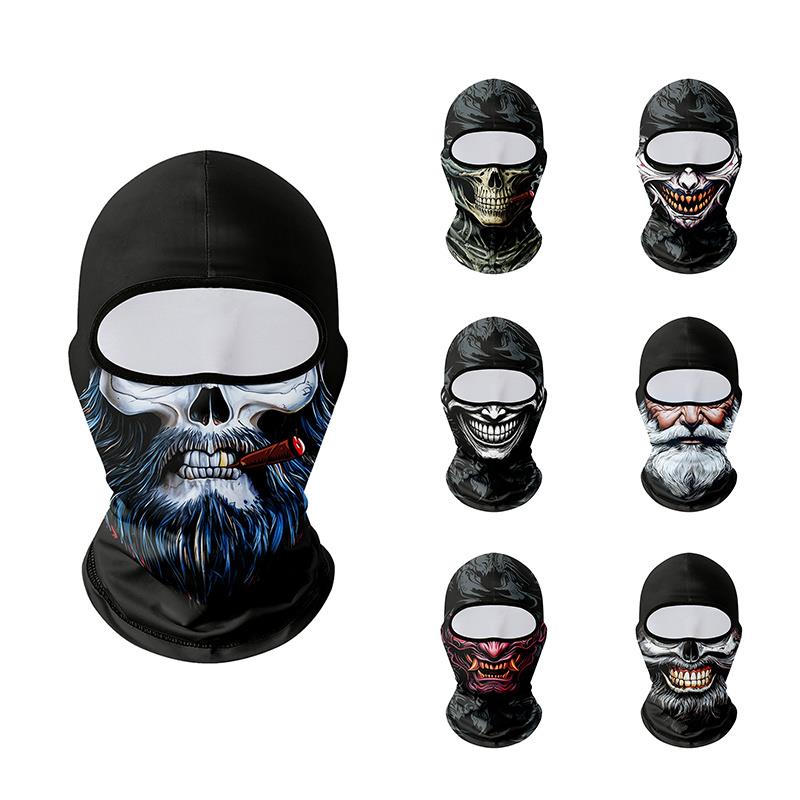 摩托车冰丝骑行头套男头盔内衬女骑全脸速干亲肤面罩户外防汗围脖