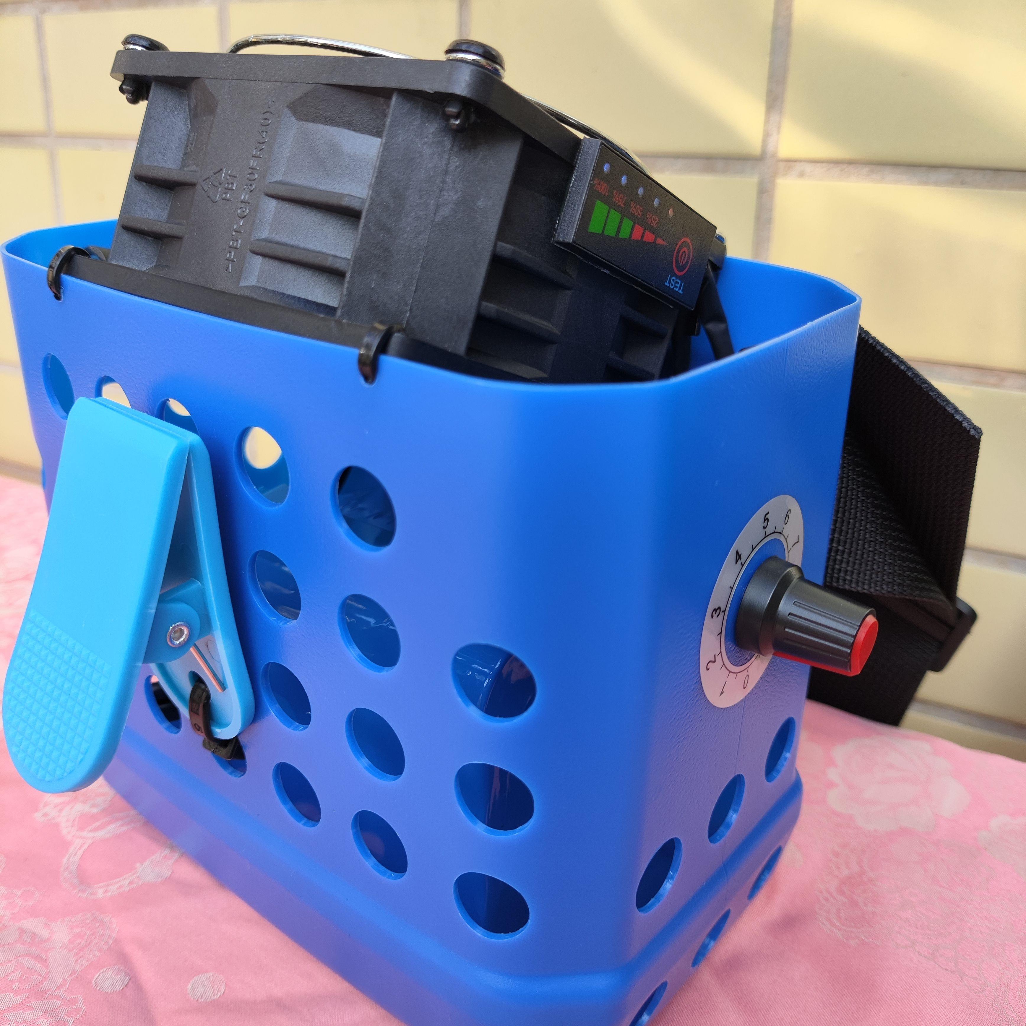 挂腰风扇户外降温大功率大风力农用环卫建筑工地工人工作风扇