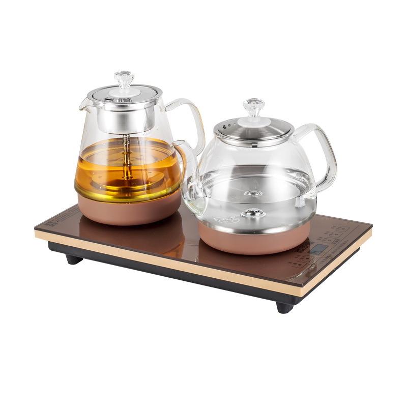 桌面茶吧机嵌入式底部上水台面小型饮水机家用泡茶保温烧水壶自动