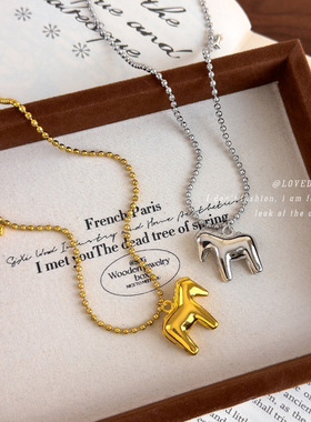 马年本命年项链女2026新款