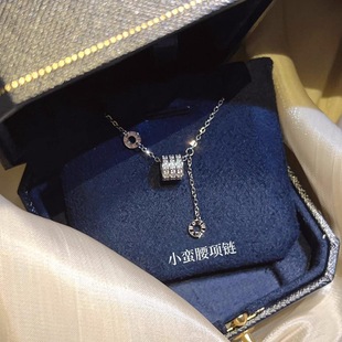 S925纯银小蛮腰流苏项链女轻奢小众设计感锁骨链送女友闺蜜礼物26