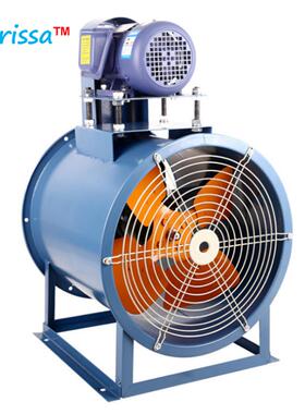 kt40外置电机轴风流机喷漆房工除业排744烟耐高温抽风机  环保尘