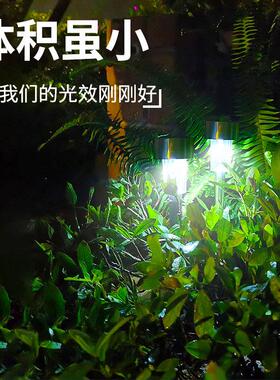 太能置草坪灯露营灯不锈草钢坪灯太阳能庭院花园布装HJ-B饰阳灯地
