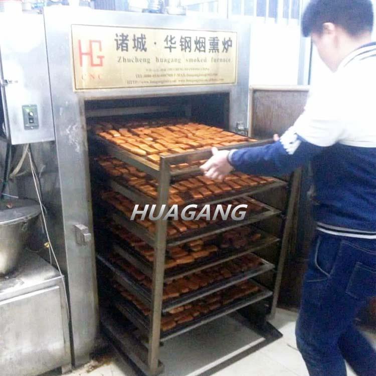 豆腐制品大型烟熏炉湖南邵阳豆腐干全自动烟熏设备质优价廉