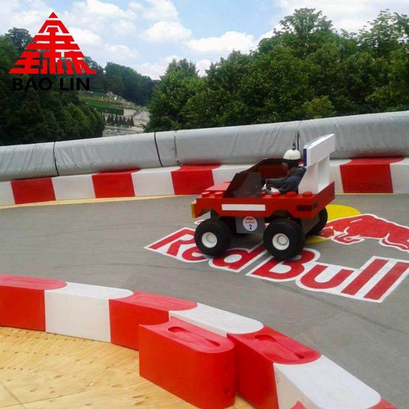 z型卡丁车场馆赛道护栏彩色跑道围栏赛道防撞户外