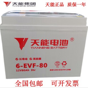73A以旧换新铅酸 天能电池6 EVF 73电动汽车叉车堆高机12V80A
