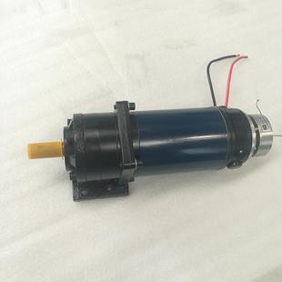 卧式 48伏刹车电机现货直流减速马达 刹车直流减速机24