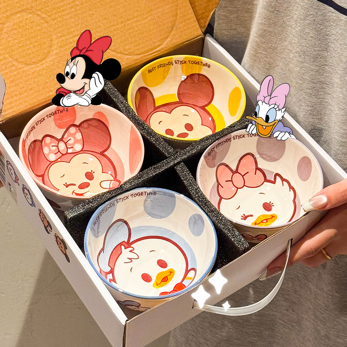 迪士尼联名陶瓷饭碗家用2025新款