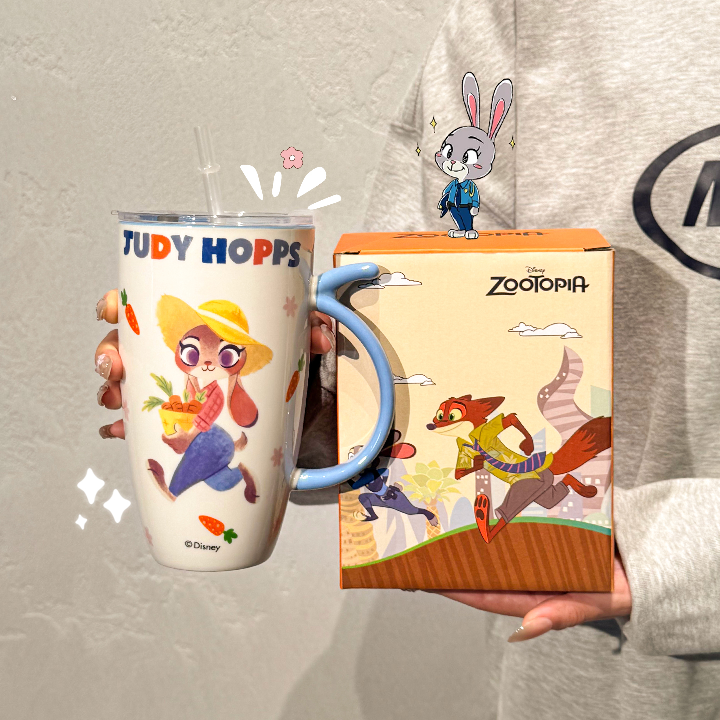 疯狂动物城联名陶瓷冰霸杯