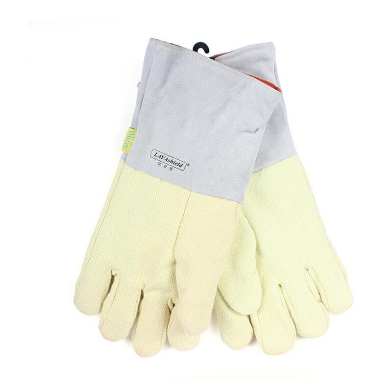 10-4911耐高温手套加厚耐磨芳纶电焊工炼钢矿业实验室烧焊