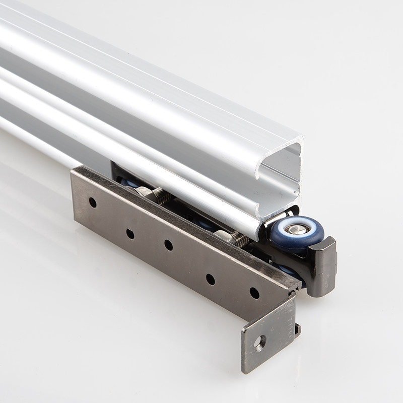 阳台门双吊轨吊轮导轨移门轨道导轨玻璃门推拉门轨道木门滑轮滑轨