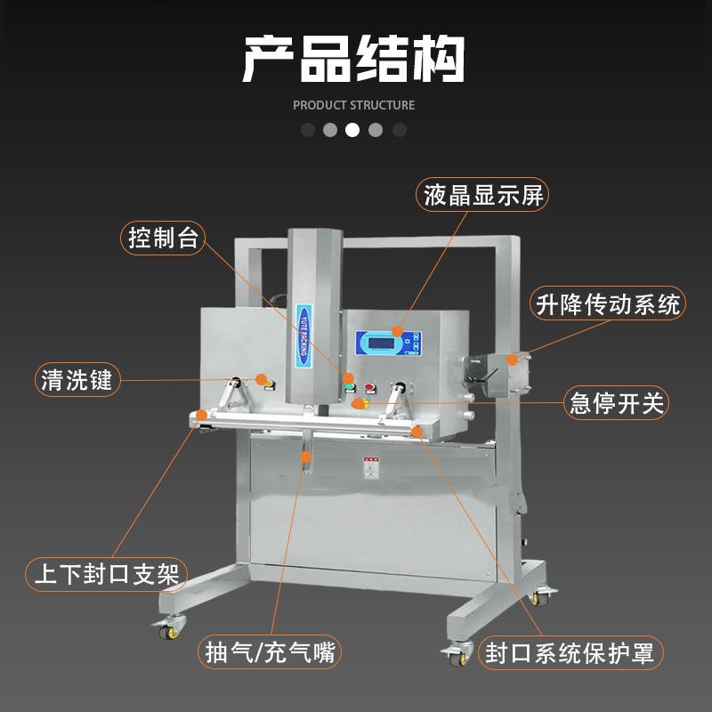 升降式外抽真包装 食品真空空包化装520机 机外抽真空包装机 工包