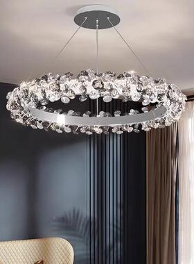 轻奢水晶灯63918客餐厅吊灯高级感简约卧大气现意代式高档大气室