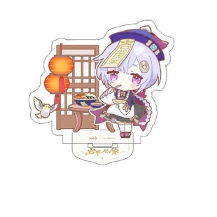 原神亚克力立牌食宴 岩华聚餐芭芭拉温蒂旅行者迪派蒙迪卢克凯亚