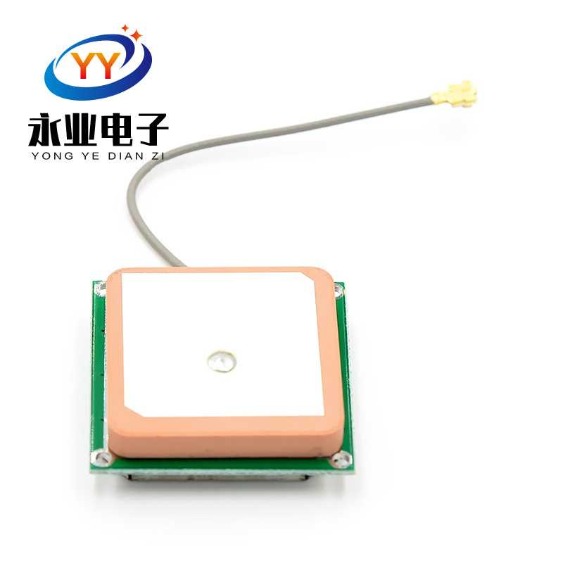 GPS天线 28db高增益5cm线长有源内置陶瓷天线 NEO-6M 7M 8M系通用