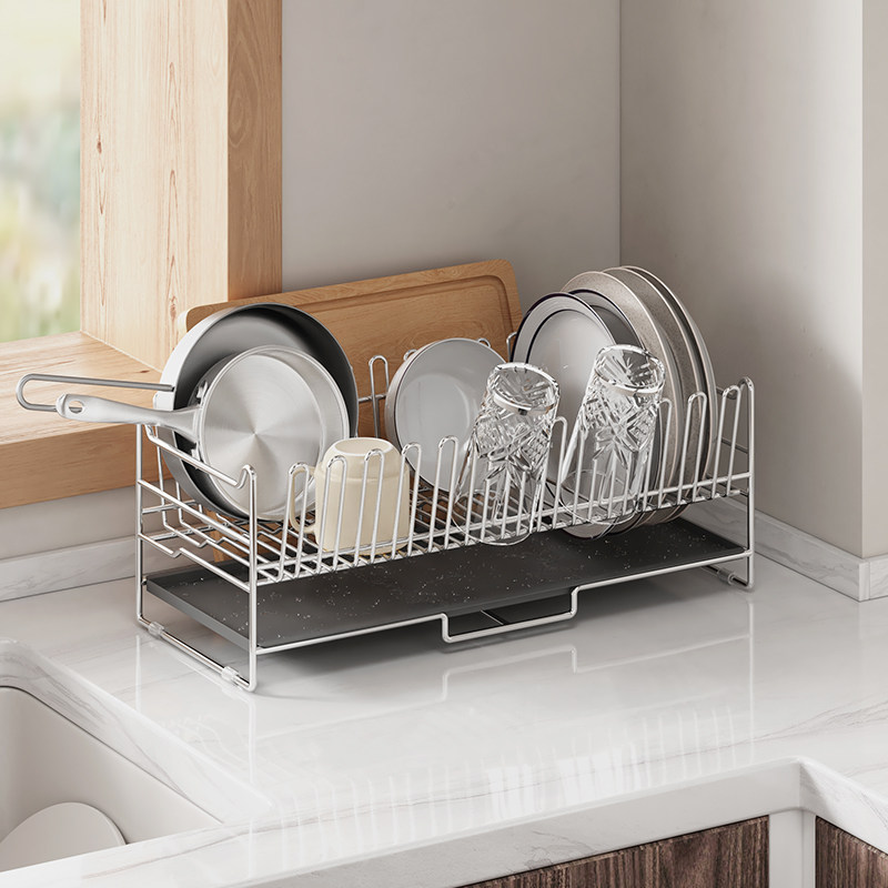 304不锈钢沥水碗盘架厨房碗碟收纳架台面放碗架筷洗碗槽置物架窄,厨房/烹饪用具,水槽置物架,淘宝优惠券,粉丝福利购,淘宝优惠卷