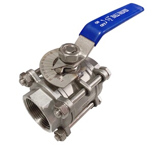 带刻度盘球阀Q11F不锈钢304 316三片式丝扣 焊接重型球阀4分6分