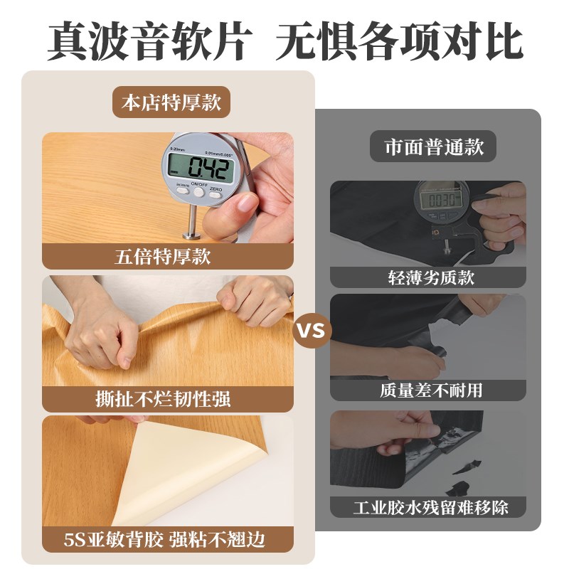 橱柜门翻新贴纸自粘木纹防油厨房柜子家具贴膜改色木饰面仿木