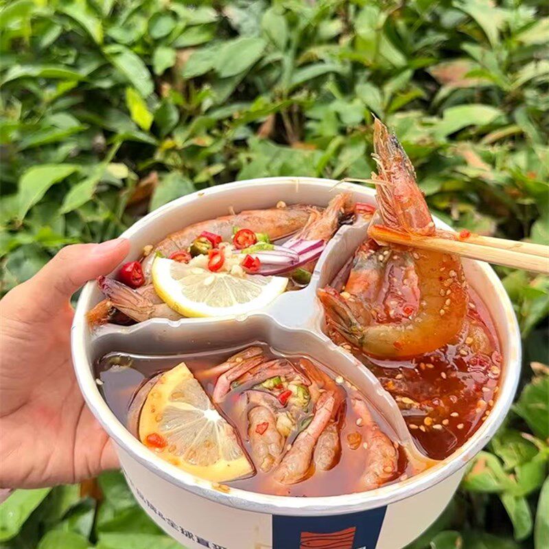 采购产品加厚铝箔纸碗,生腌渍包装盒,锡纸面汤碗,鲑鱼双层铝箔保