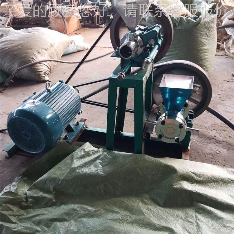 天津食品膨化机 双头米化一机多机用杂粮面HF50粉大膨化机 玉米棒